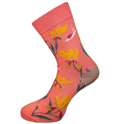Veselé ponožky luční květiny
